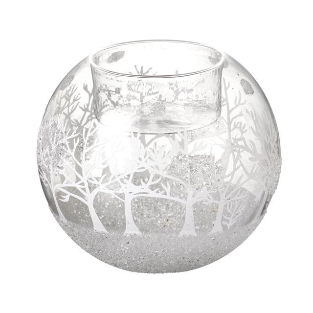 Christmas Glass Tealight (Set of 2) The Seasonal Aisle on Productcaster.