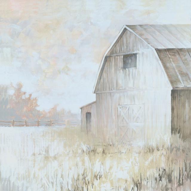 Barn - Wrapped Canvas Painting Rosalind Wheeler Size: 76cm H x 76cm W on Productcaster.