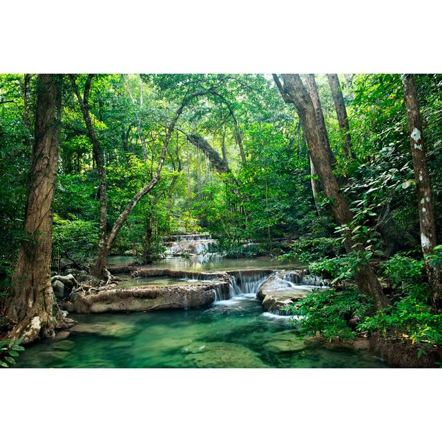 Leveille Erawan National Park - Wrapped Canvas Print Alpen Home Size: 20cm H x 30cm W x 3.8cm D on Productcaster.