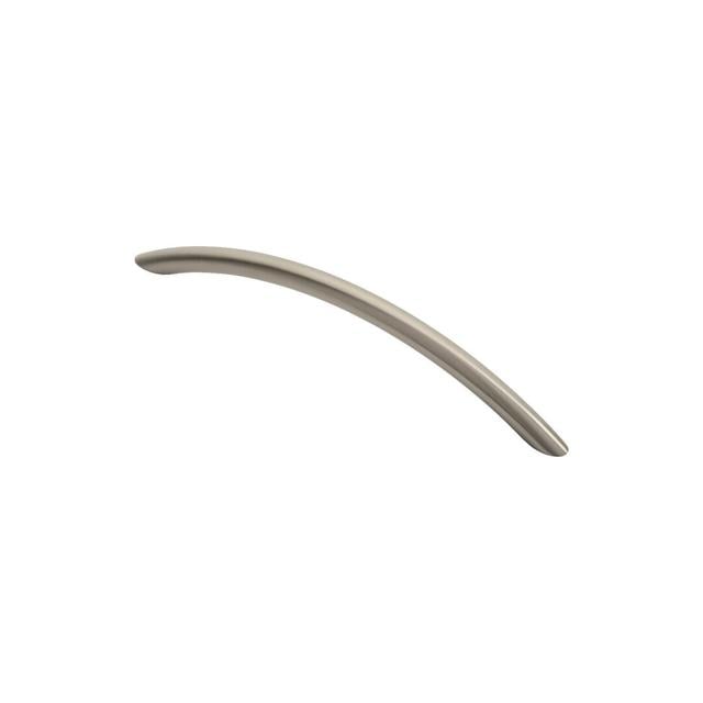 10Mm Bow Handle 288Mm C/C Carlisle Brass Size: 3.47 x 3cm, Finish: Satin Nickel on Productcaster.