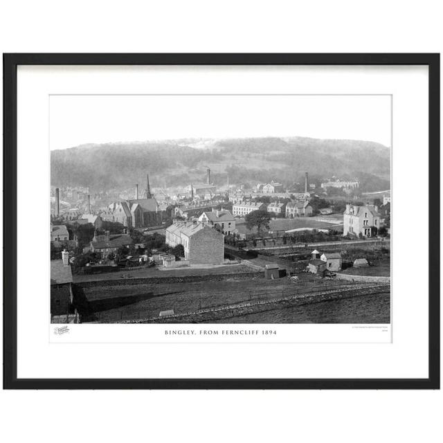 Bingley, From Ferncliff 1894 - Single Picture Frame Print The Francis Frith Collection Size: 28cm H x 36cm W x 2.3cm D on Productcaster.