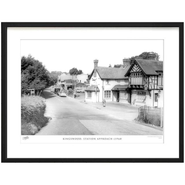 'Kingswood, Station Approach C1960' by Francis Frith - Picture Frame Photograph Print on Paper The Francis Frith Collection Size: 45cm H x 60cm W x 2. on Productcaster.