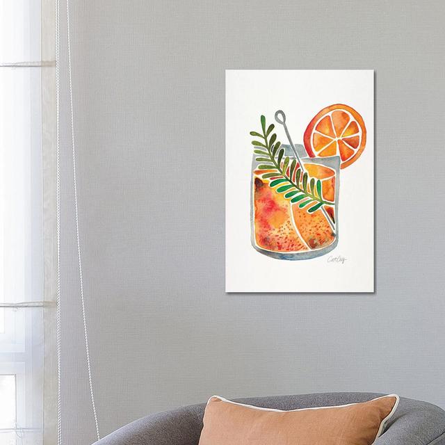 Blood Orange Tequila Sunrise by Cat Coquillette - Gallery-Wrapped Canvas Giclée on Canvas Lark Manor Format: Canvas, Size: 66.04cm H x 45.72cm W x 3.8 on Productcaster.