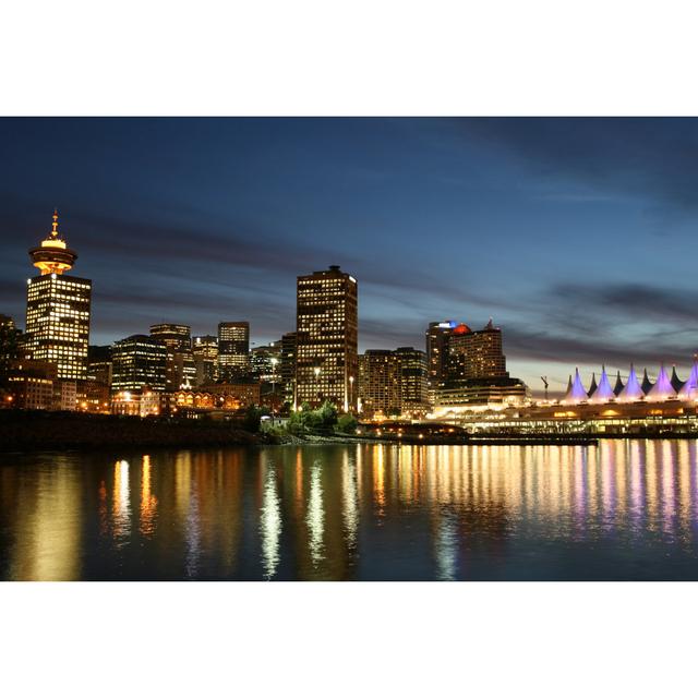 Glowing Downtown by Steverosset - Wrapped Canvas Photograph 17 Stories Size: 30cm H x 46cm W on Productcaster.