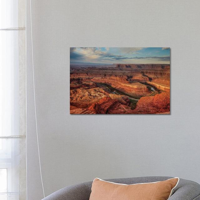 Sunrise over Dead Horse Canyon II by Bill Sherrell - Wrapped Canvas Photograph Natur Pur Size: 45.72cm H x 66.04cm W x 3.81cm D on Productcaster.