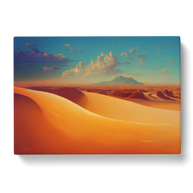 King Desert - Wrapped Canvas Graphic Art Natur Pur Size: 35cm H x 50cm W x 3cm D on Productcaster.