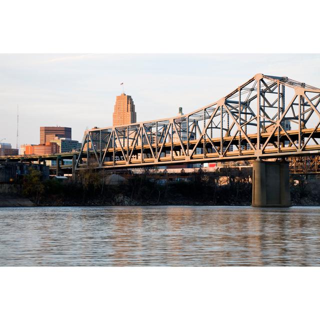 Bridge Between Ohio and Kentucky by Benkrut - Wrapped Canvas Photograph 17 Stories Size: 30cm H x 46cm W on Productcaster.