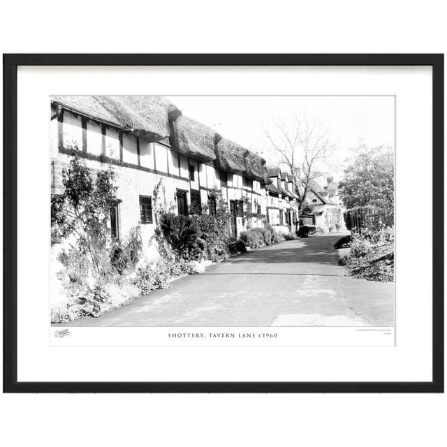 'Shottery, Tavern Lane C1960' by Francis Frith - Picture Frame Photograph Print on Paper The Francis Frith Collection Size: 60cm H x 80cm W x 2.3cm D on Productcaster.