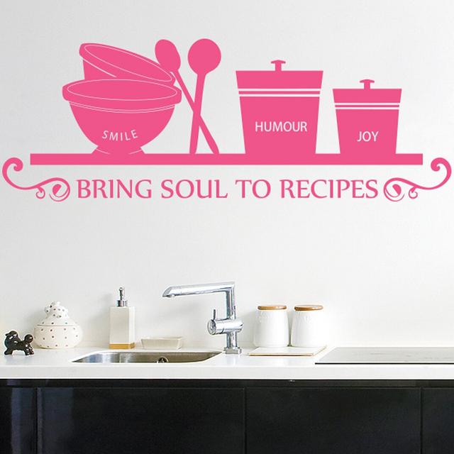 Food & Beverage Wall Decal 17 Stories Colour: Pink, Size: Medium on Productcaster.