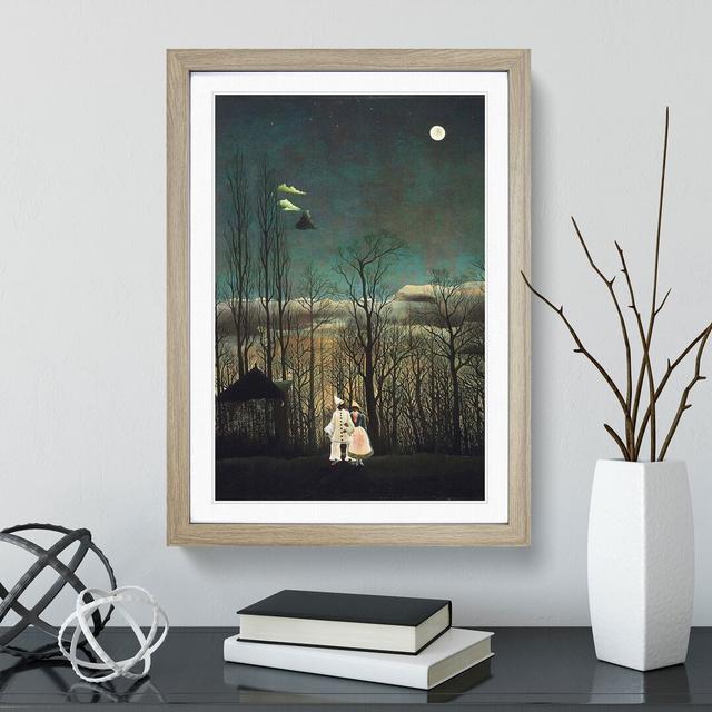 Carnival Evening by Henri Rousseau - Picture Frame Painting East Urban Home Frame Option: Oak Framed, Size: 48cm H x 36cm W x 2cm D on Productcaster.