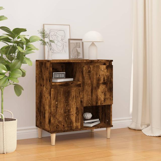 Kyptin 60 Cm Wide Sideboard 17 Stories Colour: Smoked Oak on Productcaster.