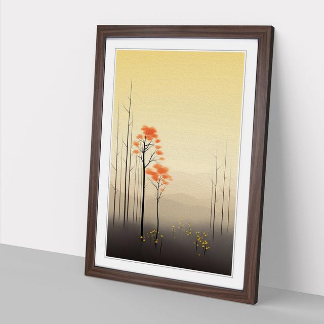 Spring Forest No.2 - Print Alpen Home Size: 34cm H x 25cm W, Format: Walnut Framed on Productcaster.