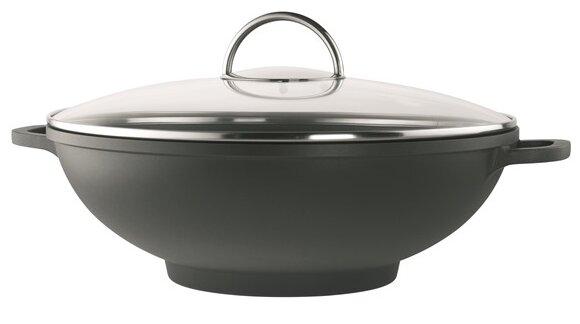 Modena 32cm Non-Stick Aluminum Wok with Lid Rohe Germany on Productcaster.