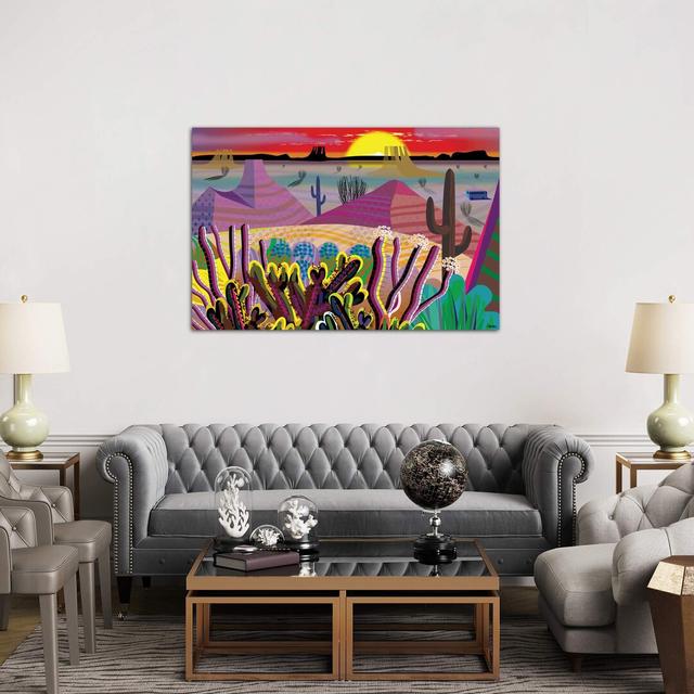 The Desert Within You - Wrapped Canvas Print East Urban Home Size: 45.72cm H x 66.04cm W x 3.81cm D on Productcaster.