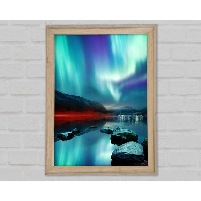 Northern Light Red Beam - Print Bright Star Size: 29.7cm H x 21cm W x 1.5cm D on Productcaster.