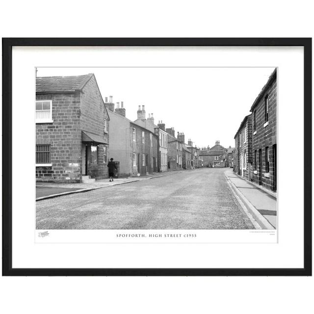 'Spofforth, High Street C1955' by Francis Frith - Picture Frame Photograph Print on Paper The Francis Frith Collection Size: 45cm H x 60cm W x 2.3cm D on Productcaster.