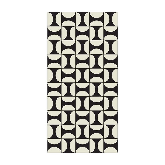 Martahus Power Loomed Black/White Rug Ivy Bronx Rug Size: Rectangle 100 x 200cm on Productcaster.