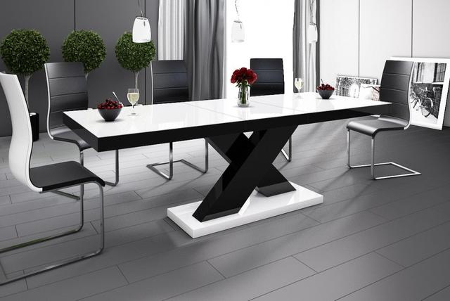 160cm Solid Oak Pedestal Dining Table Carl Svensson Colour: High Gloss White on Productcaster.