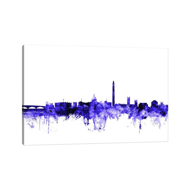 Washington, DC Skyline by Michael Tompsett - Wrapped Canvas Art Prints Latitude Run Size: 66.04cm H x 101.6cm W x 1.91cm D on Productcaster.