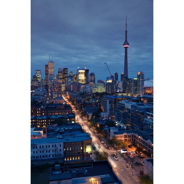 Hafizur Toronto Lights - Wrapped Canvas Photograph 17 Stories Size: 46cm H x 30cm W x 3.8cm D on Productcaster.