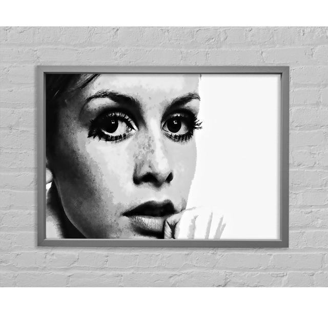 Twiggy First Top Model - Single Picture Frame Art Prints on Canvas Bright Star Size: 84.1cm H x 118.9cm W x 3.3cm D on Productcaster.