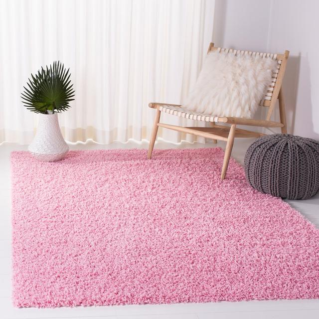 Fionan Power Loom Pink Rug 17 Stories Rug Size: Rectangle 200 x 300cm on Productcaster.