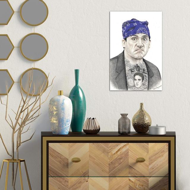 Prison Mike by Inked Ikons - Wrapped Canvas Painting 17 Stories Size: 66.04cm H x 45.72cm W x 1.91cm D on Productcaster.