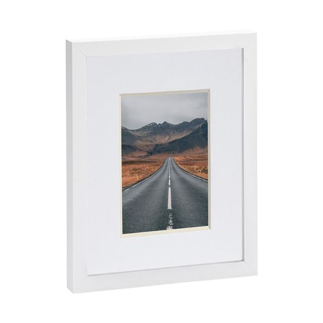 Picture Frame Nicola Spring Picture Size: 22.50cm W x 27.50cm H x 2cm D, Colour: White on Productcaster.