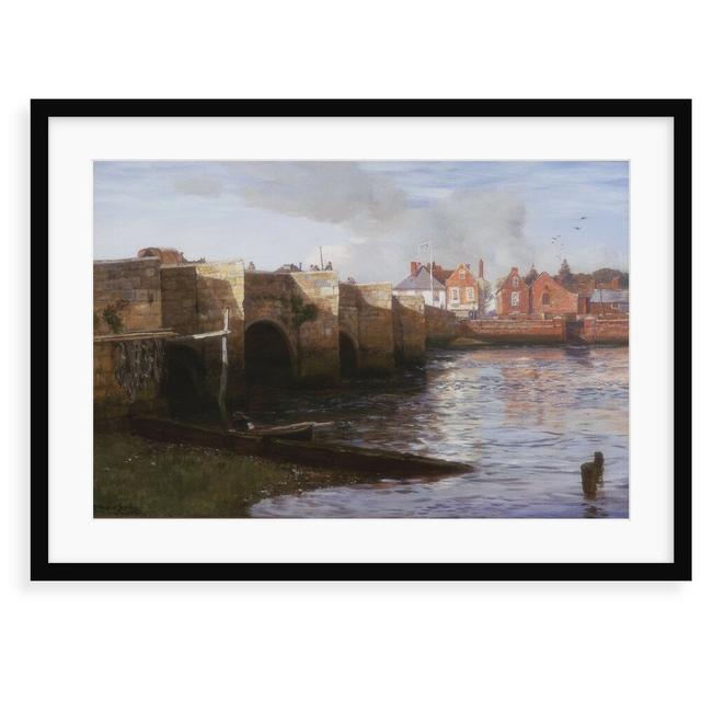 'Redbridge, Southampton' Painting East Urban Home Size: 40 cm H x 50 cm W x 2.3 cm D, Format: Framed Paper on Productcaster.