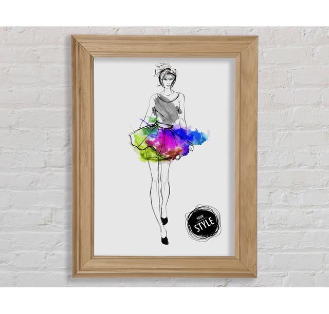 Designer Colour 2 - Single Picture Frame Art Prints Bright Star Size: 142.2cm H x 84.1cm W x 8cm D on Productcaster.