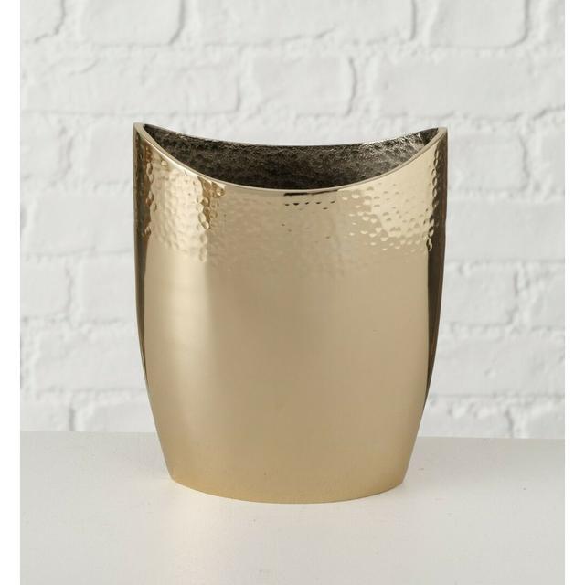 Delarosa Gold 18Cm Aluminum Table Vase Fairmont Park on Productcaster.