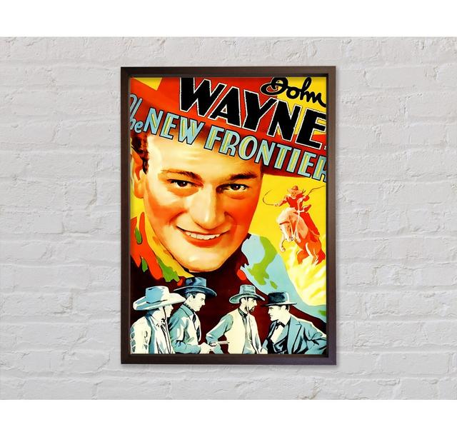 John Wayne The New Frontier - Single Picture Frame Art Prints on Canvas Bright Star Size: 118.9cm H x 84.1cm W x 3.3cm D on Productcaster.