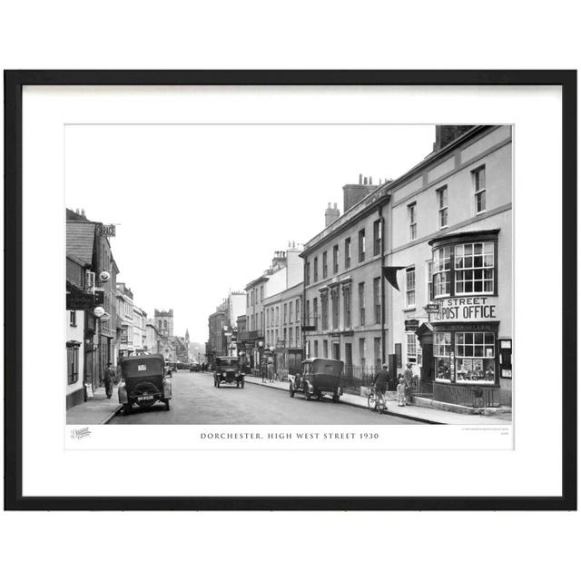 Dorchester, High West Street 1930 by Francis Frith - Single Picture Frame Print The Francis Frith Collection Size: 45cm H x 60cm W x 2.3cm D on Productcaster.