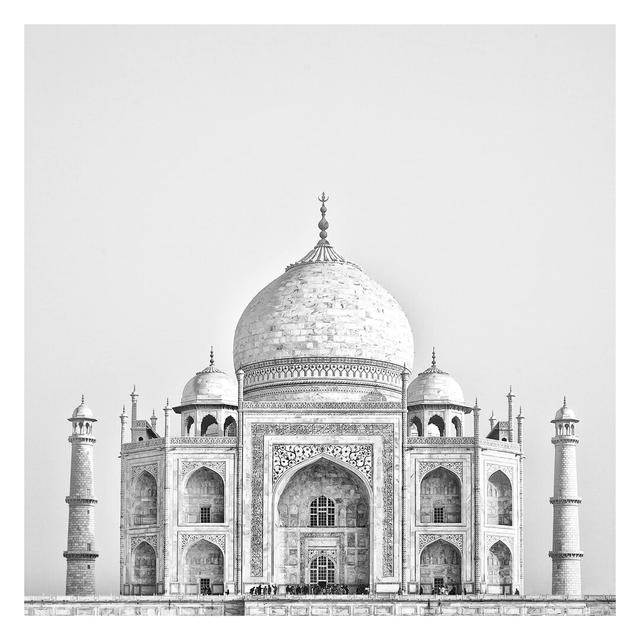 Matt Fototapete Taj Mahal in Grau 1,92 m x 192 cm East Urban Home Größe: 240 cm L x 240 cm B on Productcaster.