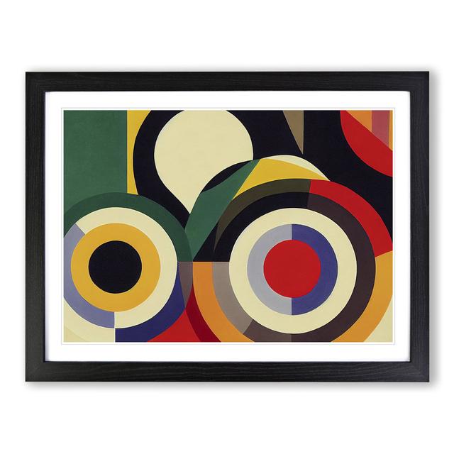 Imaginative Modern Abstract - Picture Frame Graphic Art Metro Lane Frame Colour: Black, Size: 46cm H x 64cm W x 2cm D on Productcaster.