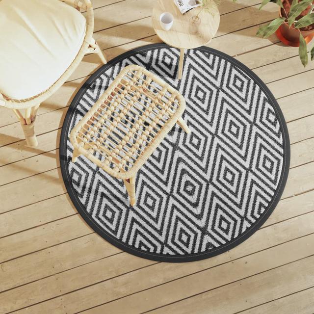 Round Allar Machine Woven Area Rug 17 Stories Rug Size: Round 120 cm on Productcaster.