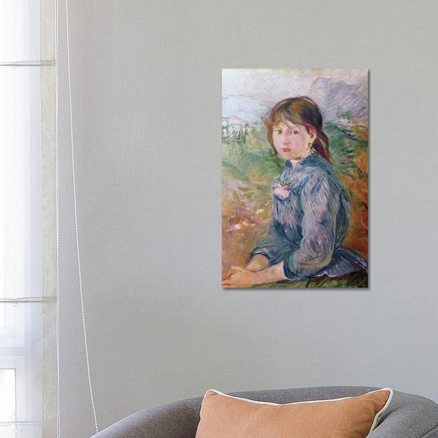 The Little Girl From Nice, 1888-89 by Berthe Morisot - Wrapped Canvas Painting Rosalind Wheeler Size: 66.04cm H x 45.72cm W x 1.905cm D on Productcaster.