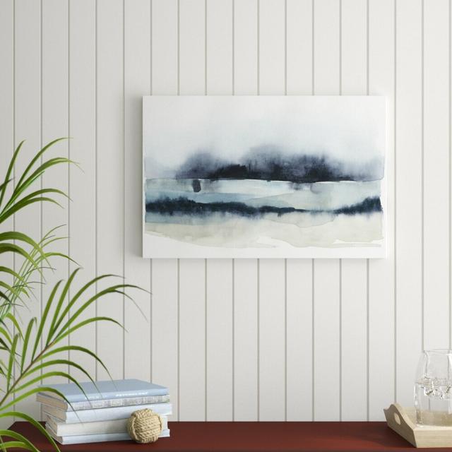 Stormy Sea II by Grace Popp - Wrapped Canvas Painting Print Blue Elephant Size: 51cm H x 76cm W on Productcaster.