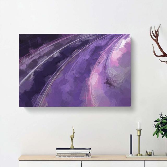 Out of Town in Abstract - Wrapped Canvas Graphic Art Print East Urban Home Size: 60cm H x 91cm W x 3cm D on Productcaster.