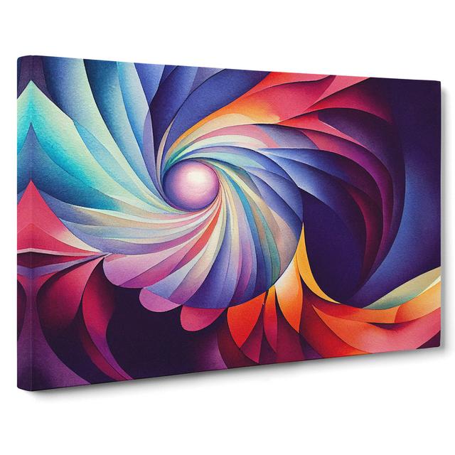 Fractal Art Abstract Vol.4 - Wrapped Canvas Graphic Art Metro Lane Size: 35cm H x 50cm W x 3cm D on Productcaster.