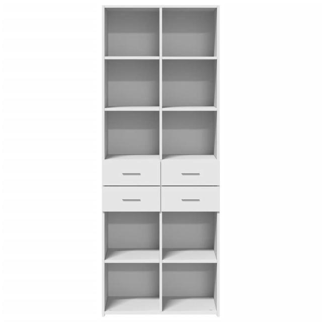 Vidaxl Highboard 70x42,5x185 cm ModernMoments Farbe: Weiß on Productcaster.