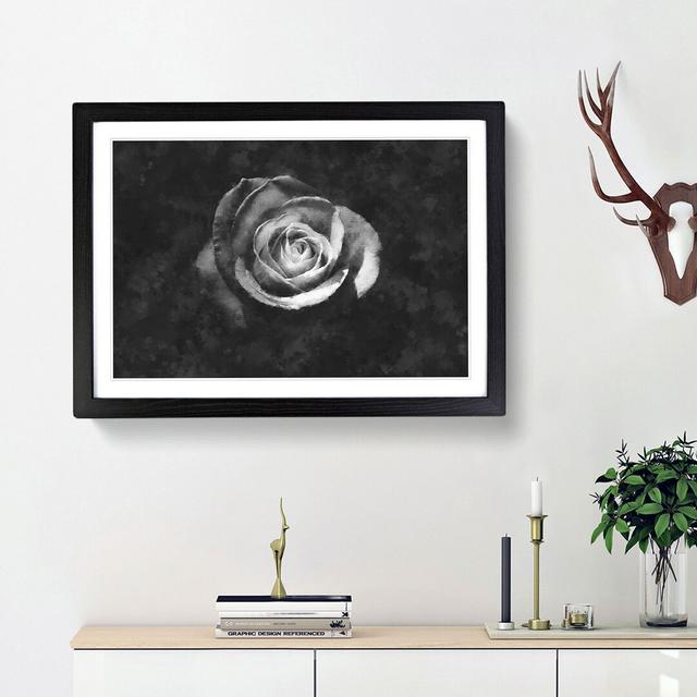 Rose Rodion Kutsaev - Picture Frame Painting Print East Urban Home Frame Option: Black Framed, Size: 45cm H x 63cm W x 2cm D on Productcaster.