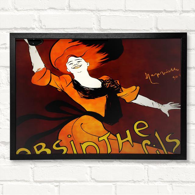 Absinthe Ducros Fils - Closed Corner Frame Art Prints on Wood Rosdorf Park Size: 21cm H x 29.7cm W on Productcaster.