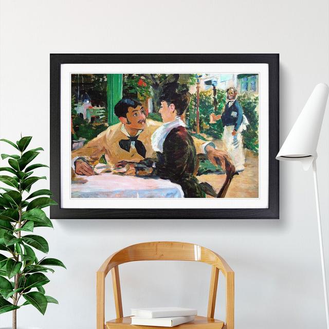 At Father Lathuille by Edouard Manet - Picture Frame Painting East Urban Home Frame Option: Black Framed, Size: 48cm H x 65cm W x 2cm D on Productcaster.