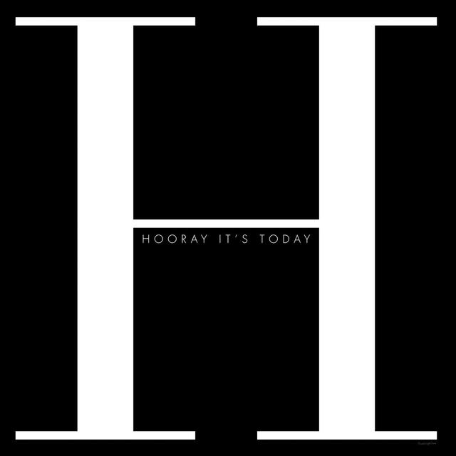 H Is for Hooray by Mercedes Lopez Charro - Unframed Typography Print on Canvas Blue Elephant Size: 30cm H x 30cm W x 3.8cm D on Productcaster.