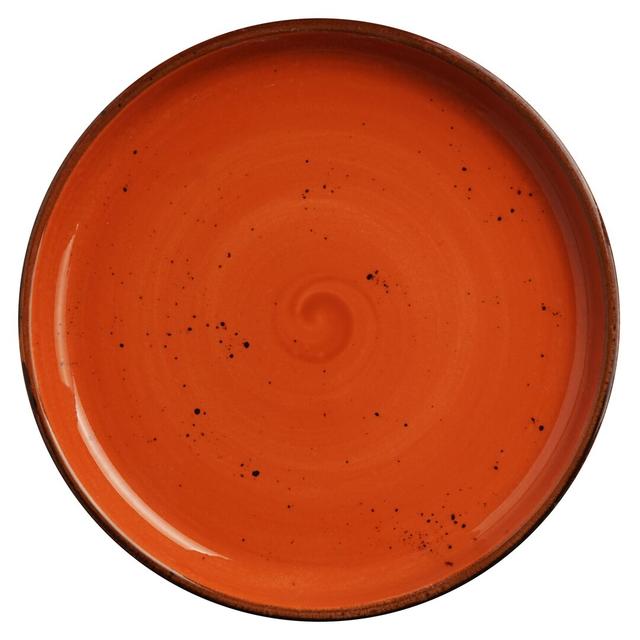 21 cm Speiseteller Myron (Set of 6) Sommerallee Farbe: Orange on Productcaster.