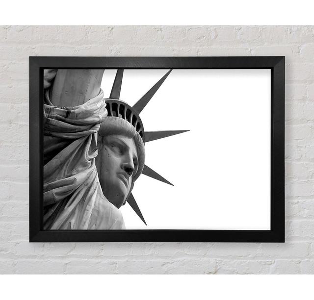 Statue Of Liberty Close-Up - Print Bright Star Size: 100cm H x 141.4cm W x 3.4cm D on Productcaster.