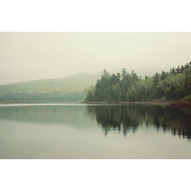 Morning On The Lake by Sebastien Lemyre - Wrapped Canvas Print Union Rustic Size: 81cm H x 122cm W x 3.8cm D on Productcaster.