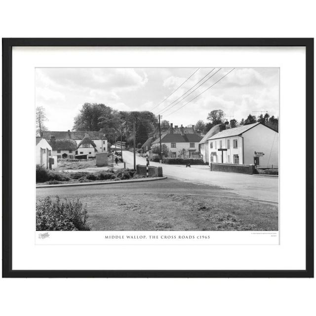 'Middle Wallop, the Cross Roads C1965' by Francis Frith - Picture Frame Photograph Print on Paper The Francis Frith Collection Size: 28cm H x 36cm W x on Productcaster.