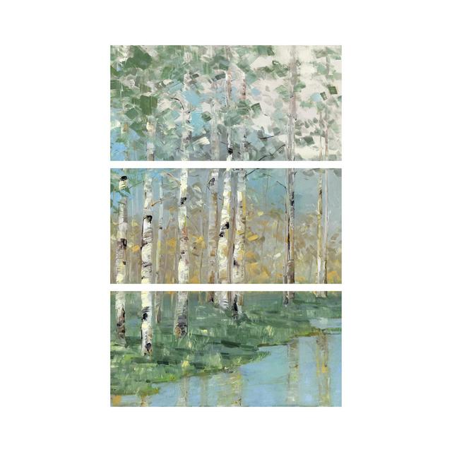 Birke Reflections I von Sally Swatland - Ohne Rahmen Galerie-verpackte Leinwand Giclée auf Leinwand Foundstone Größe: 152,4 cm H x 101,6 cm B x 1,91 c on Productcaster.